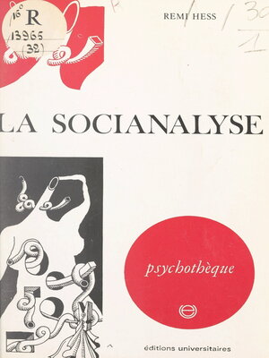 cover image of La socianalyse